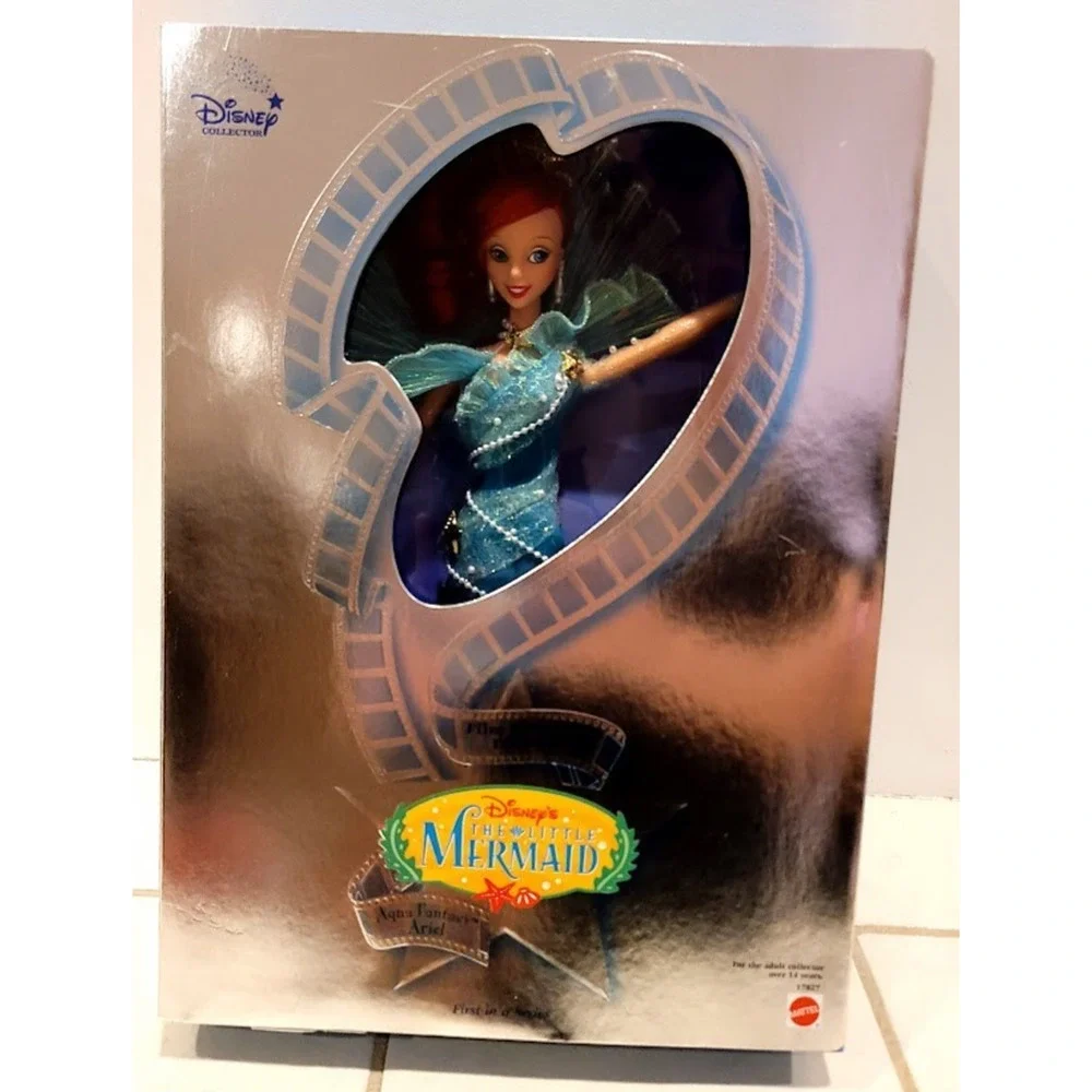 1997 Mattel Disney Little Mermaid Aqua Fantasy Ariel Collector Doll 17827